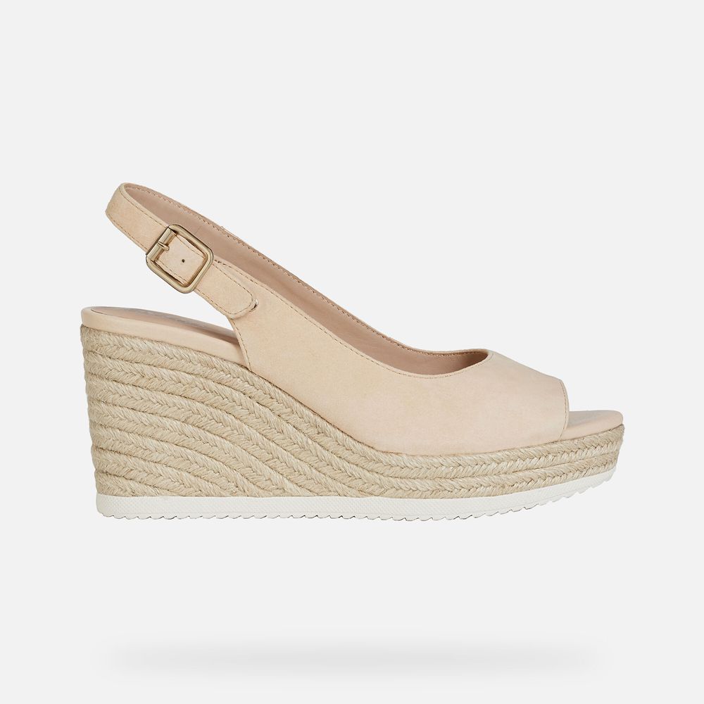 Sandales Geox Ponza - Beige - Femme 260937-VYT